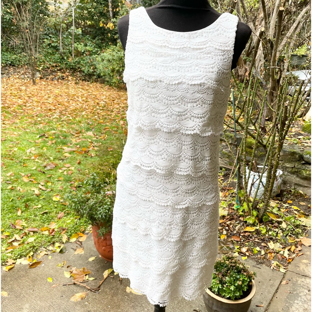 COPY - Lace White Black Market Dress